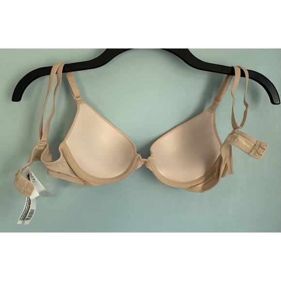 Victoria's Secret PINK Wear Everywhere Push Up Bra 32A Beige - Picture 4 of 7